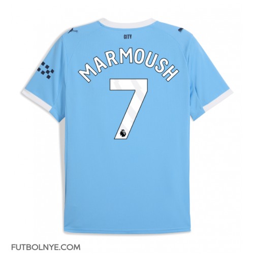 Camiseta Manchester City Omar Marmoush #7 Primera Equipación 2025-26 manga corta